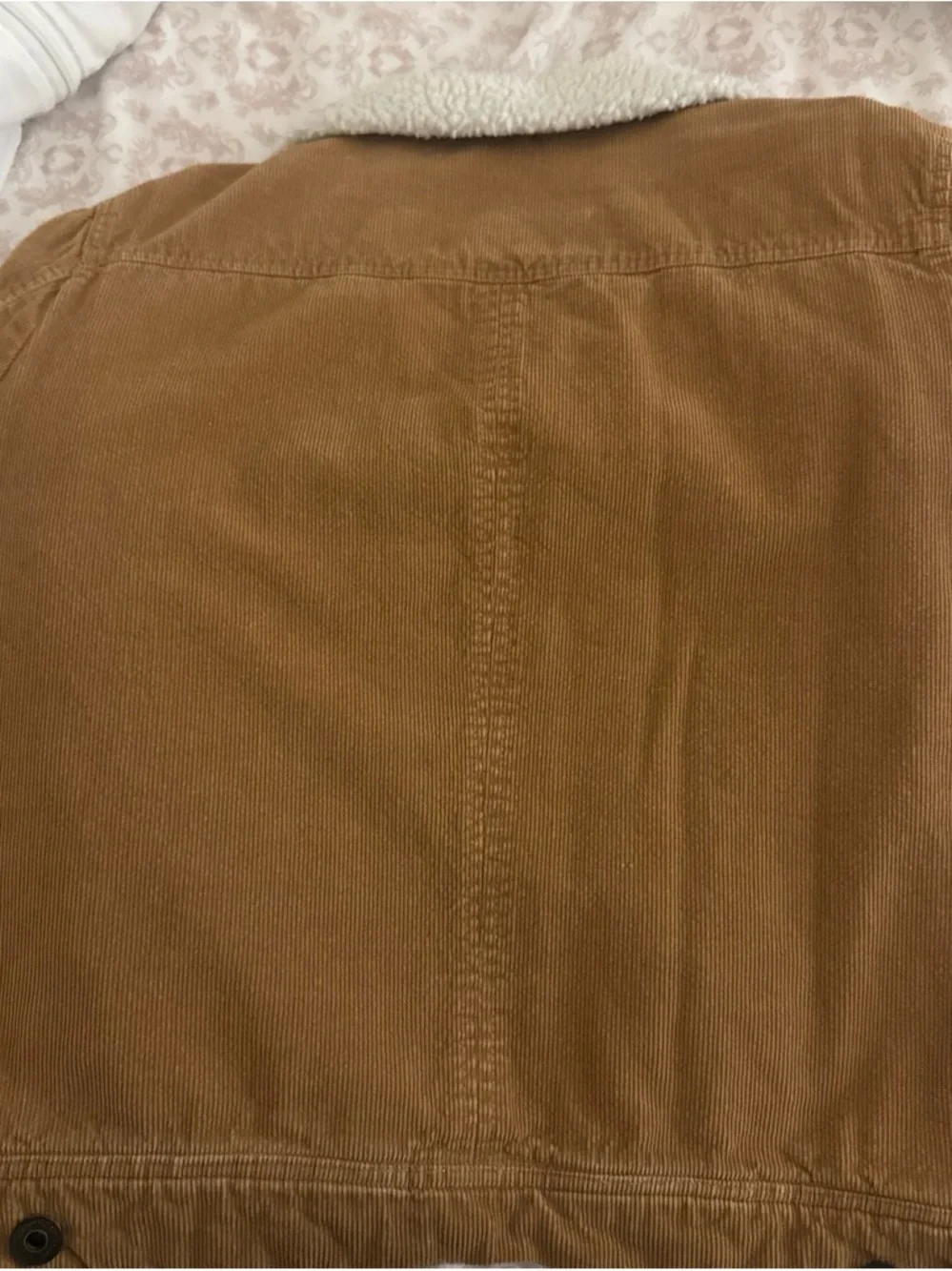 Lucky Brand Tan Corduroy Sherpa-Lined Field Jacket